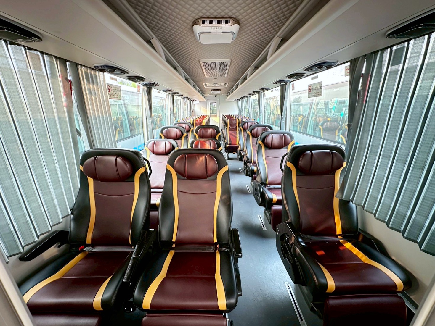 เบาะที่นั่งภายในรถ EV Greenbus
