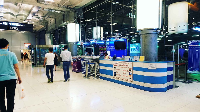 Suvarnabhumi Airport Pattaya Bus Departure Hub
