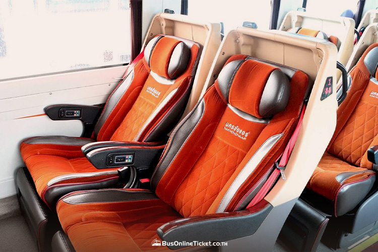 นครชัยแอร์รังสิต ที่นั่งภายในรถโดยสารนครชัยแอร์