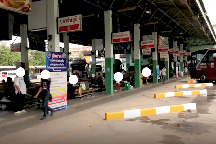 ที่นั่งภายในสถานีขนส่งผู้โดยสารจังหวัดสระบุรี บขส.สระบุรี