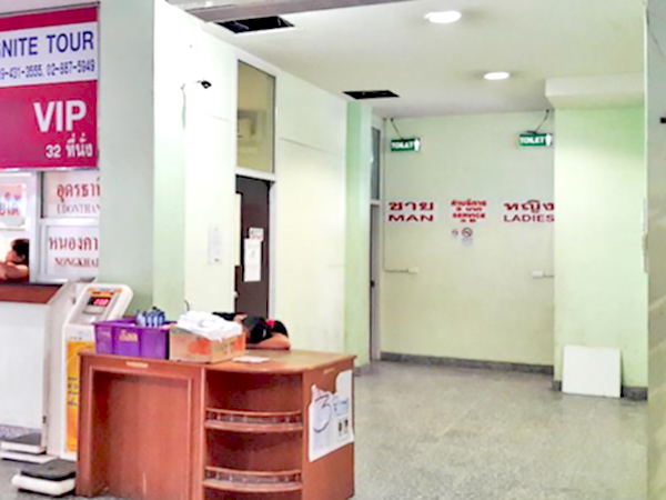 ห้องน้ำในสถานีขนส่งผู้โดยสารจังหวัดเชียงใหม่ แห่งที่ 3