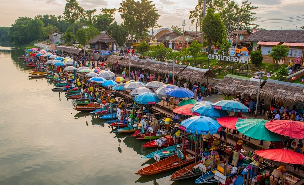 合艾空海水上市场 Khlong Hae Floating Market