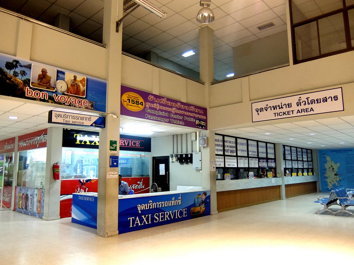 Phuket BusTerminal 2 Taxi  Counter