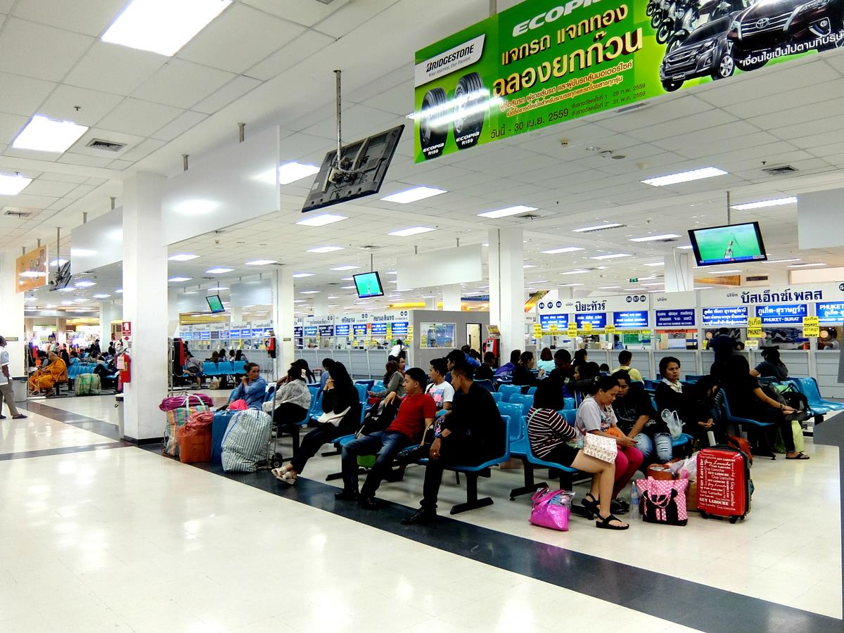 Southern Bangkok Bus Terminal - Sai Tai Mai Waiting Area