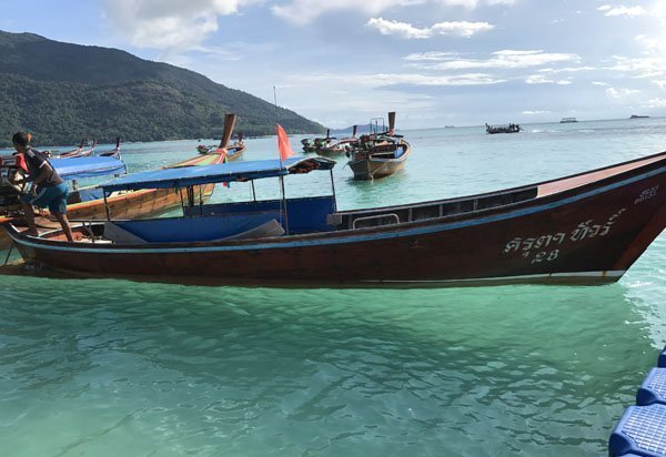 Pakbara Pier Long-tail Boat