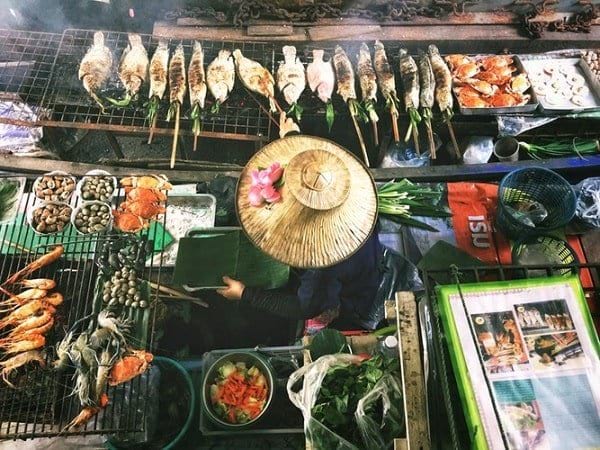 The food sold on the boat